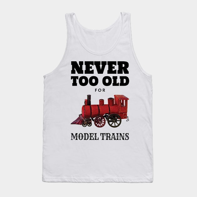 Vintage Train Model Tank Top by KewaleeTee